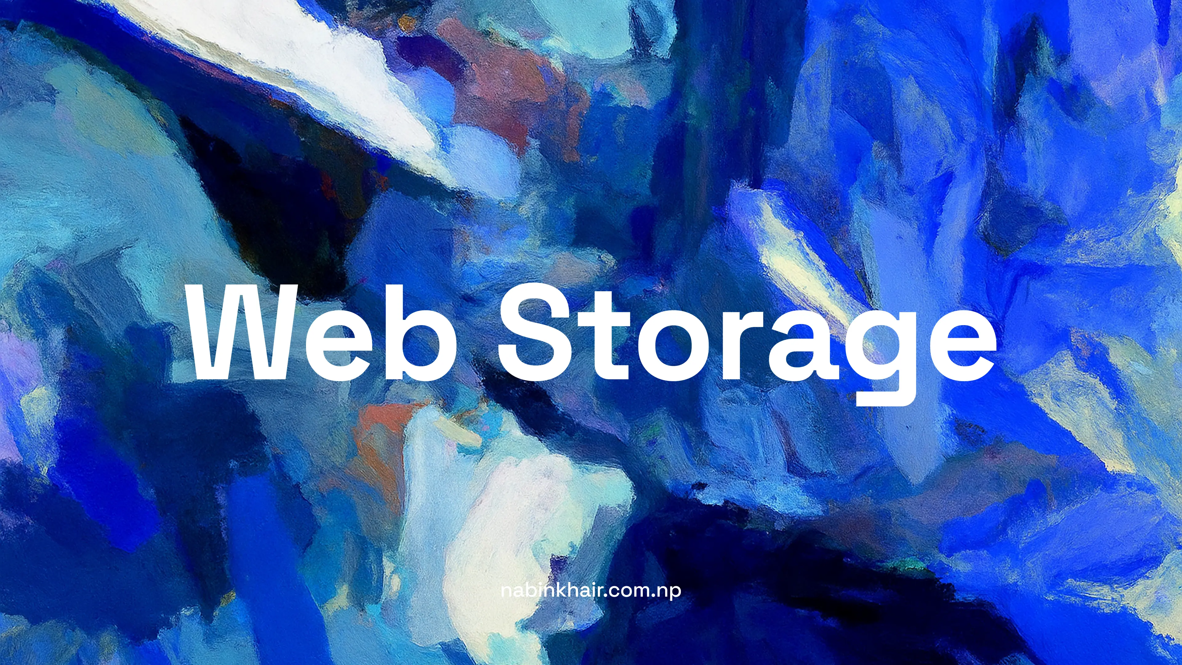 Web Storage Objects